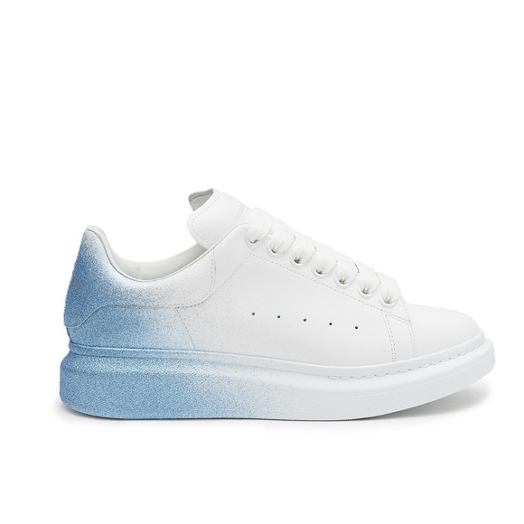 New Alexander McQueen Oversize Dégradé Spray Glitter Sneakers Size 38 - Picture 12 of 12